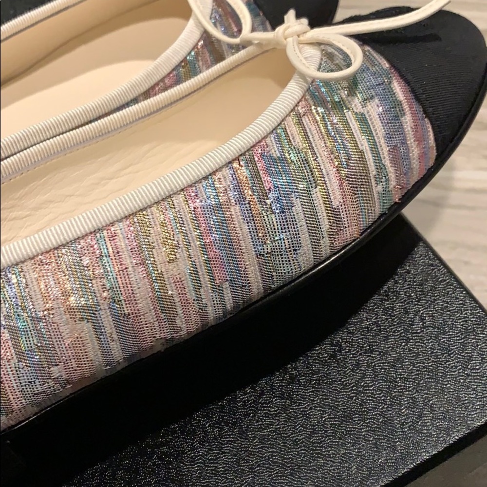 100% Auth Chanel flats sz37 - Picture 2 of 4